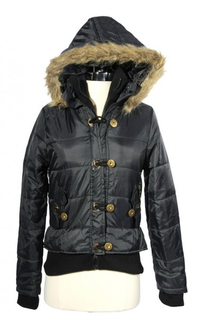 Aspen Apres Ski Jacket in Black